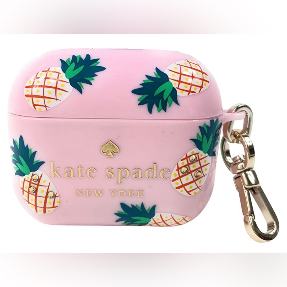 NIB Kate Spade AirPods 3rd generation Case jeweled pineapple